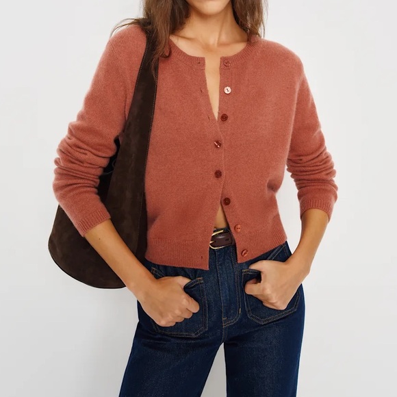 Reformation Sweaters - REFORMATION Clara Cashmere Crew Cardigan
